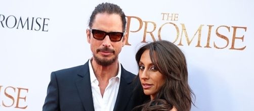 Chris Cornell and his wife Vicky Karayiannis in happier times. - IMDB