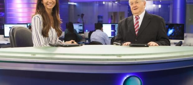 Amanda Klein e Boris Casoy (Foto: Reprodução: RedeTV!) Amanda Klein e Boris Casoy (Foto: Reprodução: RedeTV!)