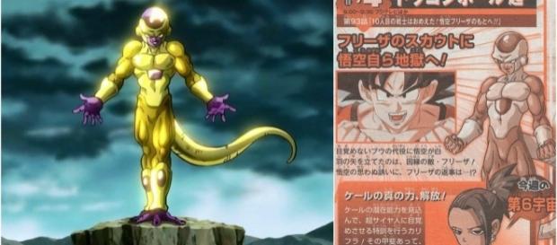 Golden Freezer en el scan de la revista Shonen Jump Golden Freezer en el scan de la revista Shonen Jump