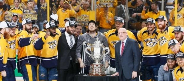 Los Preds se llevaron su primer título de Conferencia Oeste. NHL.com. Los Preds se llevaron su primer título de Conferencia Oeste. NHL.com.