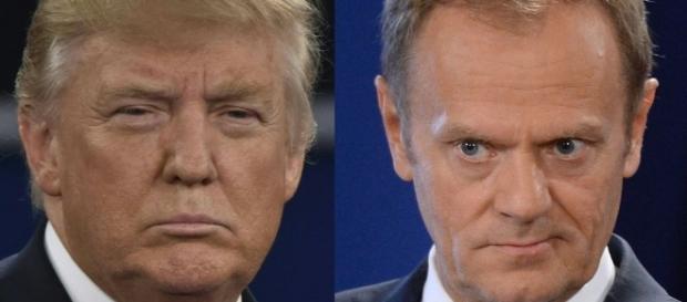 Trump zignorował Tuska podczas spotkania na szczycie NATO (fot.rp.pl) Trump zignorował Tuska podczas spotkania na szczycie NATO (fot.rp.pl)
