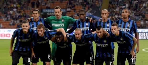 Foto antes de un partido del Inter Foto antes de un partido del Inter