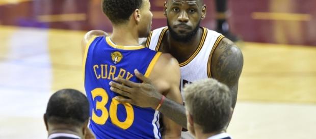 LeBron James and Stephen Curry from the Blasting News library LeBron James and Stephen Curry from the Blasting News library