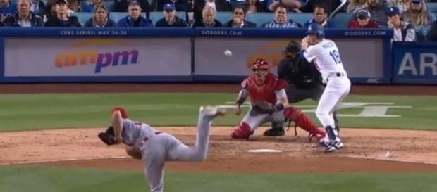 Maeda (18) in action, Youtube MLB channel https://www.youtube.com/watch?v=h2_2qwt4Hvo Maeda (18) in action, Youtube MLB channel https://www.youtube.com/watch?v=h2_2qwt4Hvo