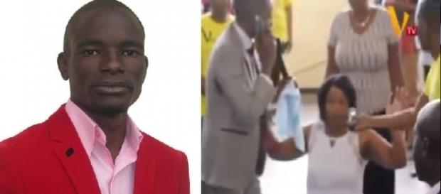 Pastor que fala com Deus pelo telefone no Zimbábue (Foto: Reprodução) Pastor que fala com Deus pelo telefone no Zimbábue (Foto: Reprodução)