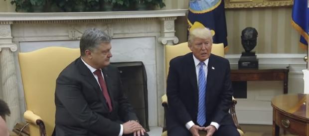 President Trump Meets with President Petro Poroshenko of Ukraine -YouTube/The White House President Trump Meets with President Petro Poroshenko of Ukraine -YouTube/The White House