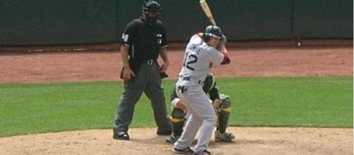 Lowrie's bіg hіt was crucial, Wikimedia Commons https://commons.wikimedia.org/wiki/File:Jed_Lowrie_at_bat_at_Red_Sox_at_A%27s_2010-07-21_2.JPG