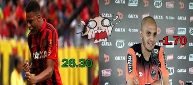 André pontuando bem e Fábio Santos decepcionando André pontuando bem e Fábio Santos decepcionando