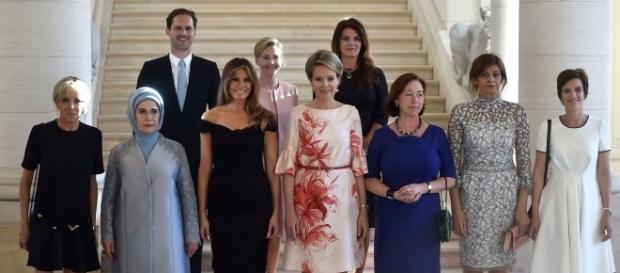 Gauthier Destenay, o "primeiro-marido" entre as primeiras-damas da OTAN Gauthier Destenay, o "primeiro-marido" entre as primeiras-damas da OTAN