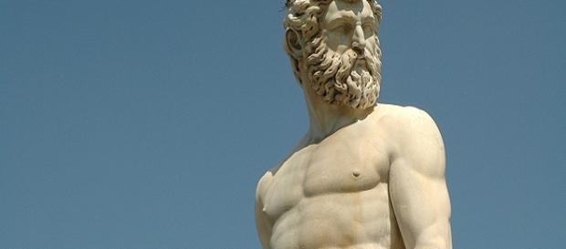 Imagen de una estatua en Florencia, Italia Imagen de una estatua en Florencia, Italia