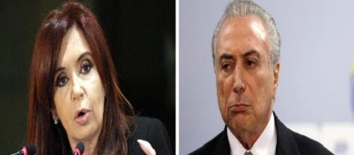 A argentina Cristina Kirchner chama Temer de palhaço