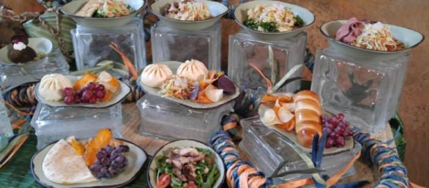 Some of the food options at Pandora: The World of Avatar in Disney's Animal Kingdom. (Photo by Barb Nefer) Some of the food options at Pandora: The World of Avatar in Disney's Animal Kingdom. (Photo by Barb Nefer)