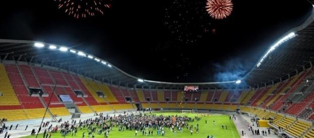 The Arena in Skopje which will host the UEFA Supercup in August - uefa.om The Arena in Skopje which will host the UEFA Supercup in August - uefa.om