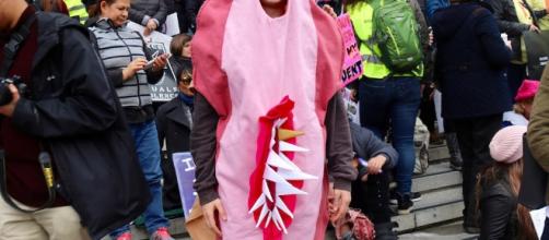Dressing as a vagina might seem funny, but it detracts from message ... - hoodline.com