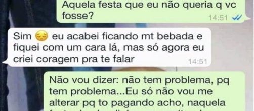 Garota assume traição, mas quando namorado diz que fez o mesmo, tudo muda