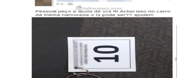 Cartão acaba entregando a traição da namorada Cartão acaba entregando a traição da namorada