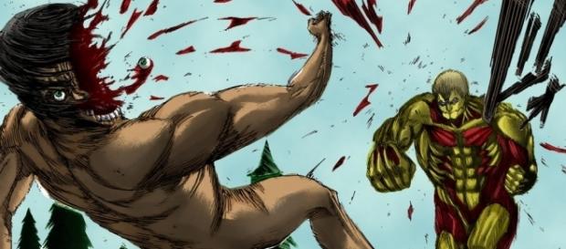 Eren is now face to face with the traitors that killed his mother and million others and he is the only one capable of stopping them. - deviantart.com Eren is now face to face with the traitors that killed his mother and million others and he is the only one capable of stopping them. - deviantart.com