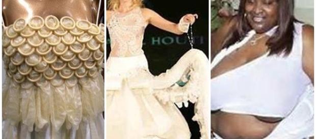 Os vestidos de noiva mais bizarros que você já viu Os vestidos de noiva mais bizarros que você já viu