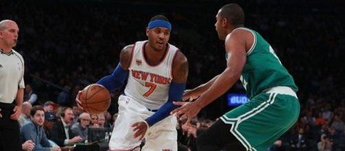 Could the Boston Celtics manage to get Carmelo Anthony from the Knicks? [Image via Blasting News image library/inquisitr.com]