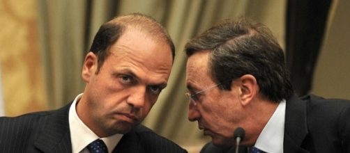 I due ex delfini di Silvio Berlusconi, Fini e Alfano, rischiano di finire entrambi rottamati