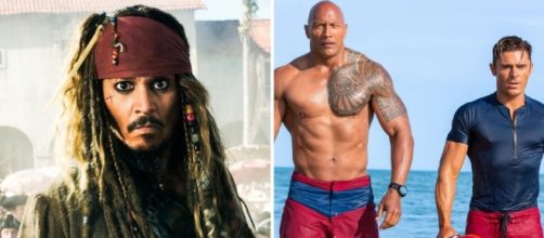 Weekend Box Office: 'Pirates 5' Drowns Dwayne Johnson's 'Baywatch ... - hollywoodreporter.com