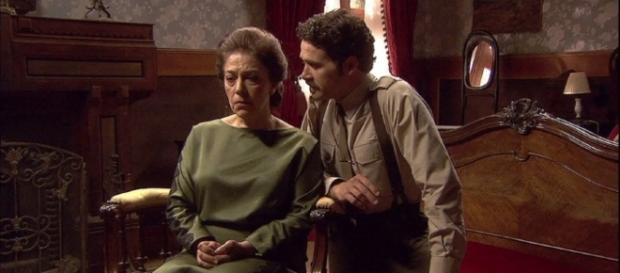 Il Segreto: Francisca e Cristobal complici. Il Segreto: Francisca e Cristobal complici.