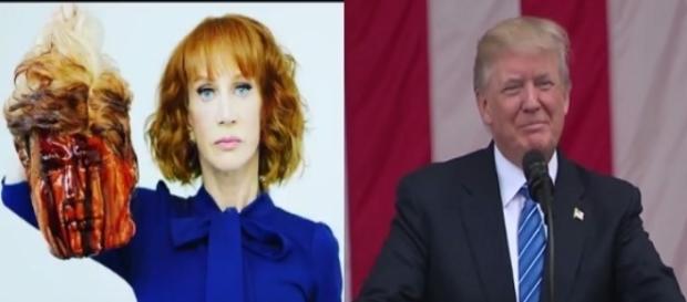 Kathy Griffin, Donald Trump, via Twitter Kathy Griffin, Donald Trump, via Twitter