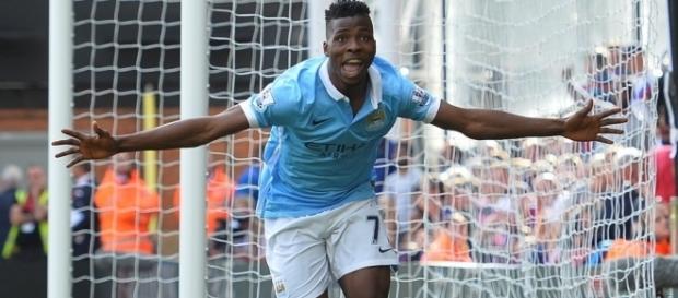 L'attaquant de Manchester City, Kelechi Iheanacho L'attaquant de Manchester City, Kelechi Iheanacho