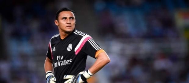 Navas en un partido con el Real Madrid Navas en un partido con el Real Madrid