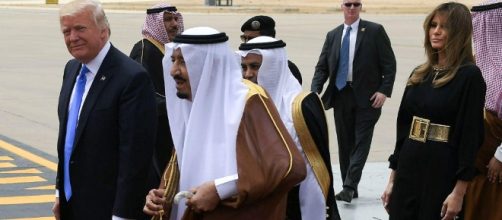 Il presidente degli Stati Uniti in occasione della sua recente visita in Arabia Saudita