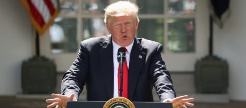 President Donald Trump pulls the United States out of the Paris Agreement. (via - WBUR at wbur.org)