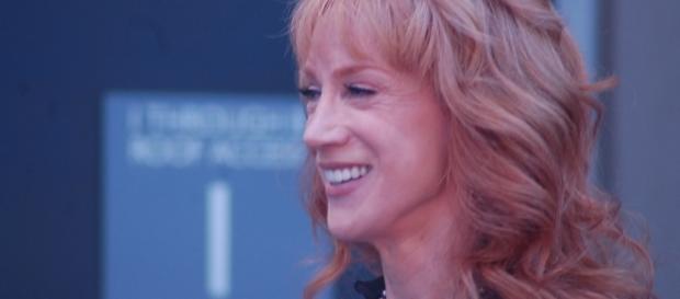 Comedian Kathy Griffin under fire for her bloody depiction of Donald Trump in photo shoot. (Flickr/Sharon Graphics) Comedian Kathy Griffin under fire for her bloody depiction of Donald Trump in photo shoot. (Flickr/Sharon Graphics)
