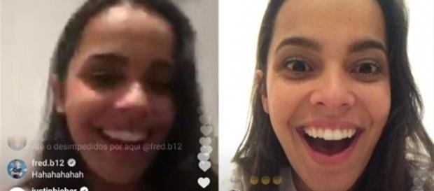 Emilly acabou sendo ignorada pelo cantor Emilly acabou sendo ignorada pelo cantor