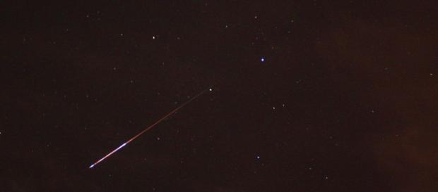 Meteor in the night sky downloaded from https://commons.wikimedia.org/wiki/File:Perseid_meteor_shower.jpg Meteor in the night sky downloaded from https://commons.wikimedia.org/wiki/File:Perseid_meteor_shower.jpg