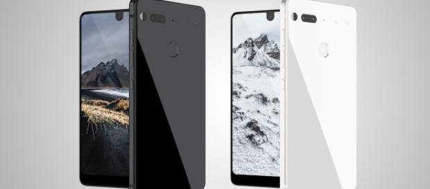 Two versions of the Essential smartphone by android co-founder Andy Rubin. Two versions of the Essential smartphone by android co-founder Andy Rubin.