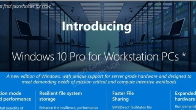 Microsoft lascia trapelare una nuova versione di Windows 10 per Workstation