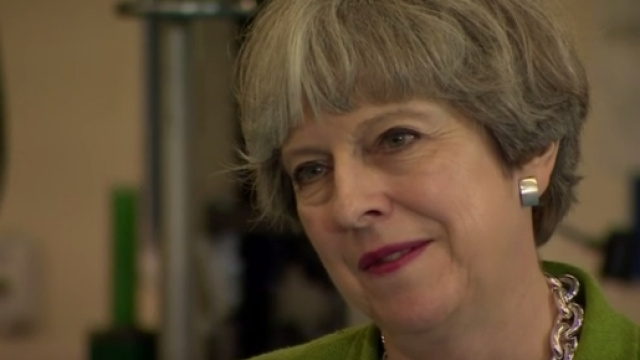 Theresa May, premier britannica in corsa per le elezioni dell'8 giugno 2017, diserta il dibattito TV su BBC News con gli altri candidati