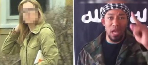 Daniela Greene, l'agente Fbi 'infedele' che si è unita a Denis Cuspert, il rapper diventato terrorista Isis, nelle immagini diffuse dalla Cnn.