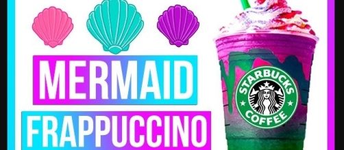 The Mermaid Frappuccino is the latest craze in Starbucks./ Photo via StokedOnLife, YouTube Screenshot