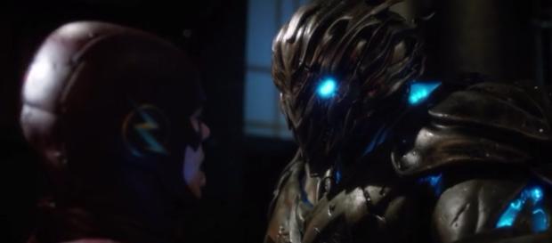 The Flash and Savitar, mask to mask (via YouTube - DragonBallContent) The Flash and Savitar, mask to mask (via YouTube - DragonBallContent)