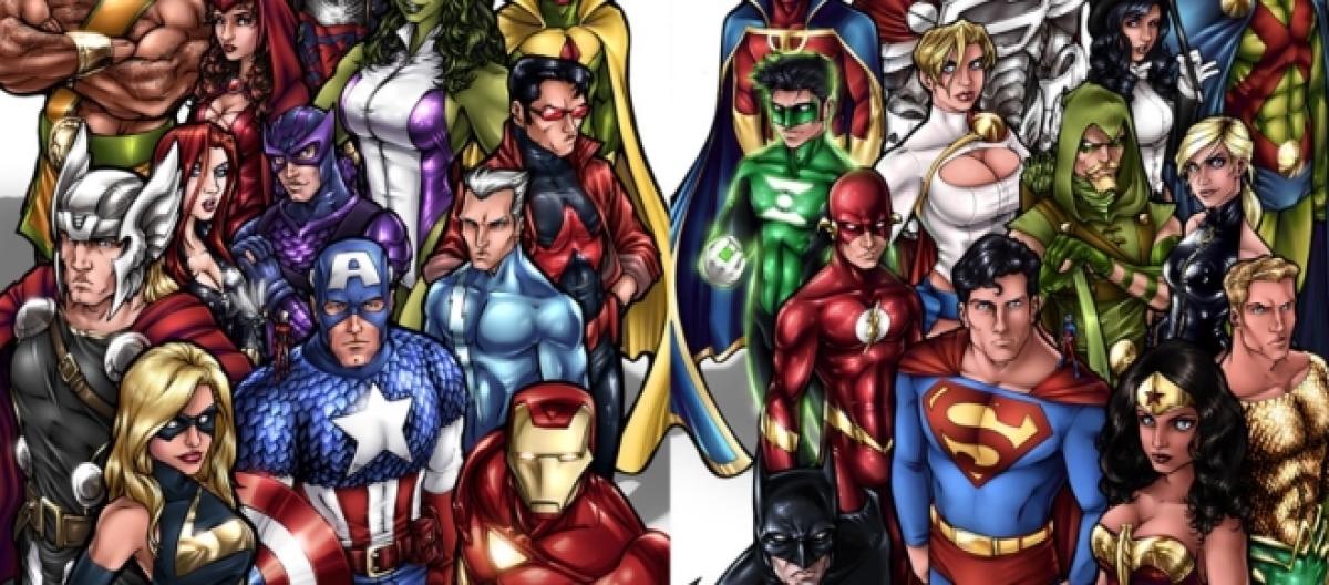 Marvel Comics Universe Vs Dc Comics Universe