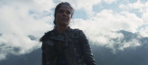 Octavia (Marie Avgeropoloulos) in 'The 100'/Photo via screenshot, 'The 100'/The CW
