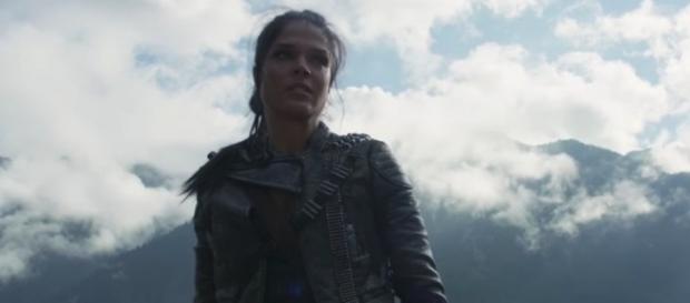 Octavia (Marie Avgeropoloulos) in 'The 100'/Photo via screenshot, 'The 100'/The CW Octavia (Marie Avgeropoloulos) in 'The 100'/Photo via screenshot, 'The 100'/The CW