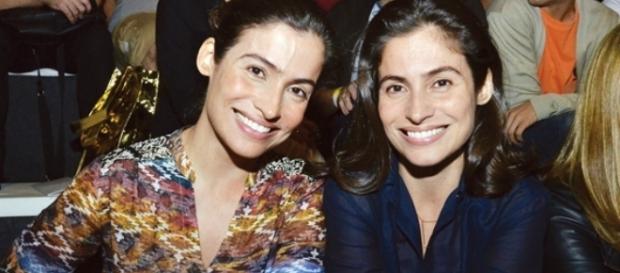 Renata Vasconcellos e Lanza Mazza são irmãs gêmeas Renata Vasconcellos e Lanza Mazza são irmãs gêmeas