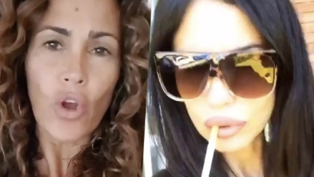 Samantha de Grenet e Antonella Mosetti arrabbiate sui social.