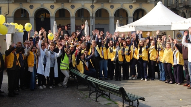 Un'immagine del "Lions Day" celebrato a Torino nell'aprile 2017