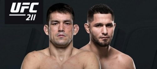 Damien Maia versus Jorge Masvidal [Image Credit: Twitter/UFC]