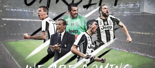 Juventus poster we're coming to cardiff - @juventusfc twitter Juventus poster we're coming to cardiff - @juventusfc twitter
