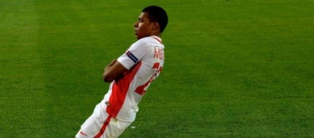 Kylian Mbappé, celebrando un gol con el Mónaco esta temporada Kylian Mbappé, celebrando un gol con el Mónaco esta temporada