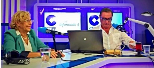 La alcaldesa de la Comunidad de Madrid y Herrera La alcaldesa de la Comunidad de Madrid y Herrera